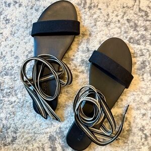 Rothy’s The Wrap Ankle Tie Sandals